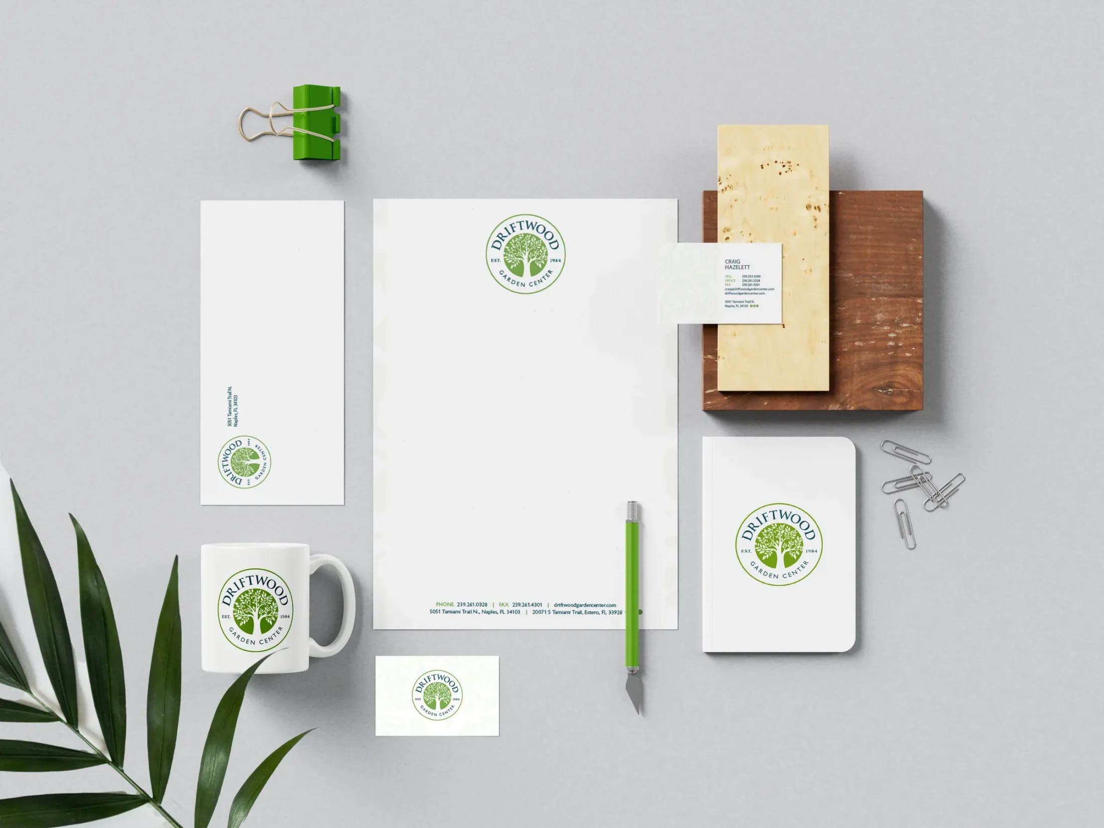 Driftwood Stationary mockup